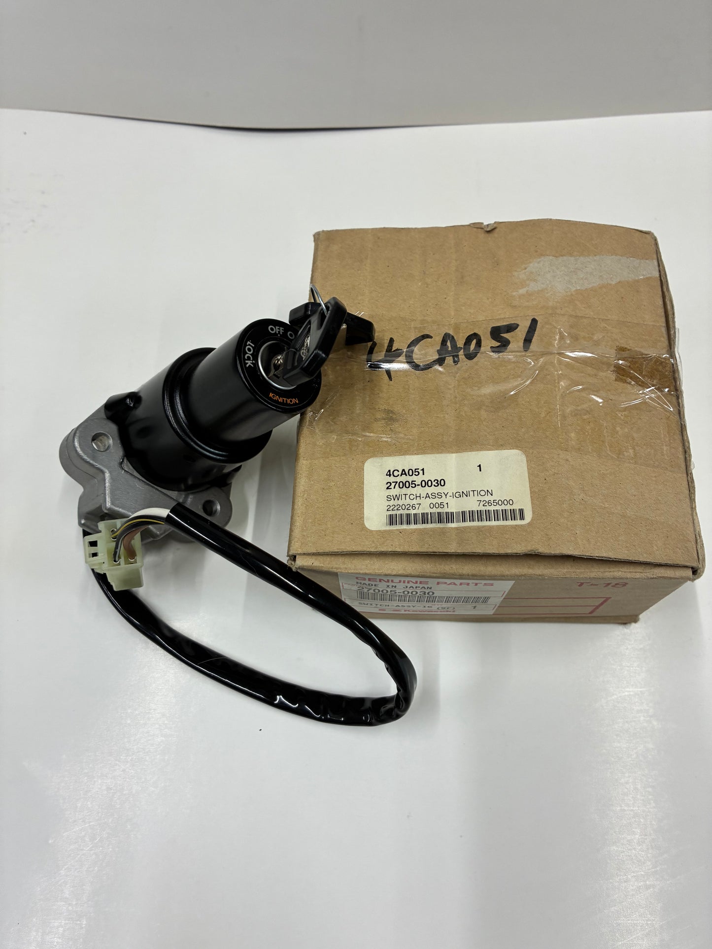 Kawasaki NOS NEW 27005-0030 KLR 650 2008-2018 Ignition Switch
