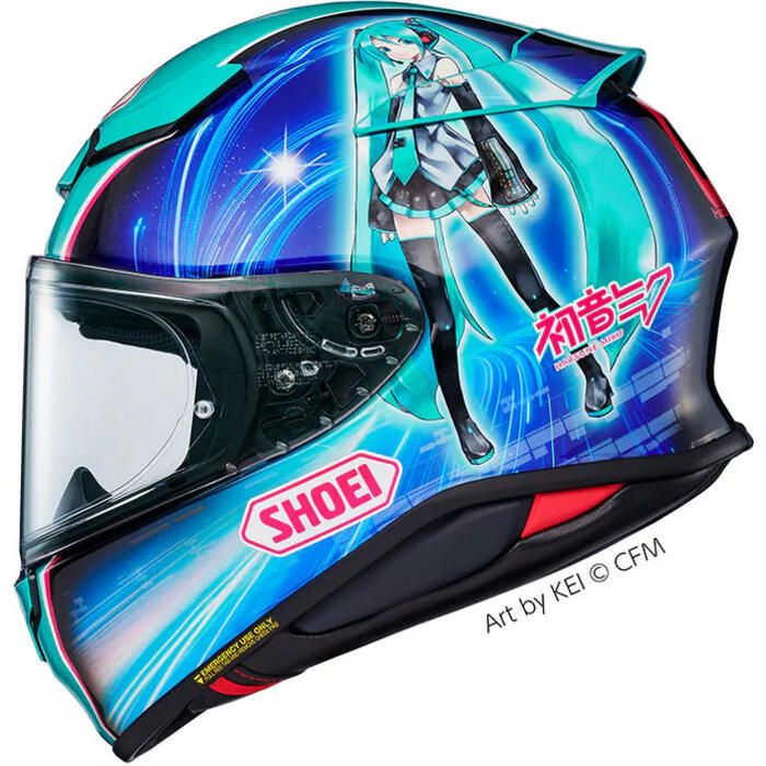 Shoei RF-1400 Hatsune Miku Helmet