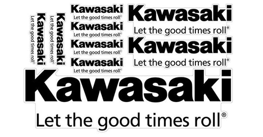 Kawasaki Let The Good Times Roll Decal Sheet