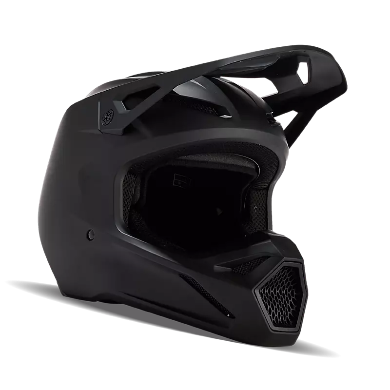 Fox Racing Youth V1 Matte Black Helmet