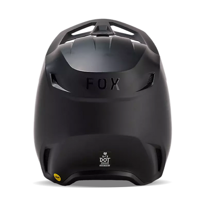 Fox Racing Youth V1 Matte Black Helmet