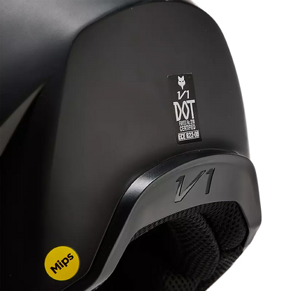 Fox Racing Youth V1 Matte Black Helmet