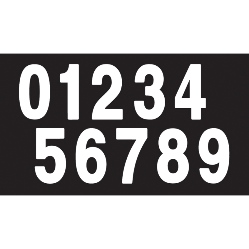 Factory Effex Pro Number Stickers