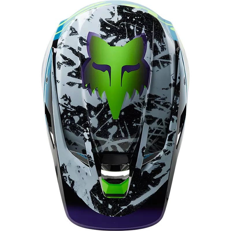Green motocross helmet on sale