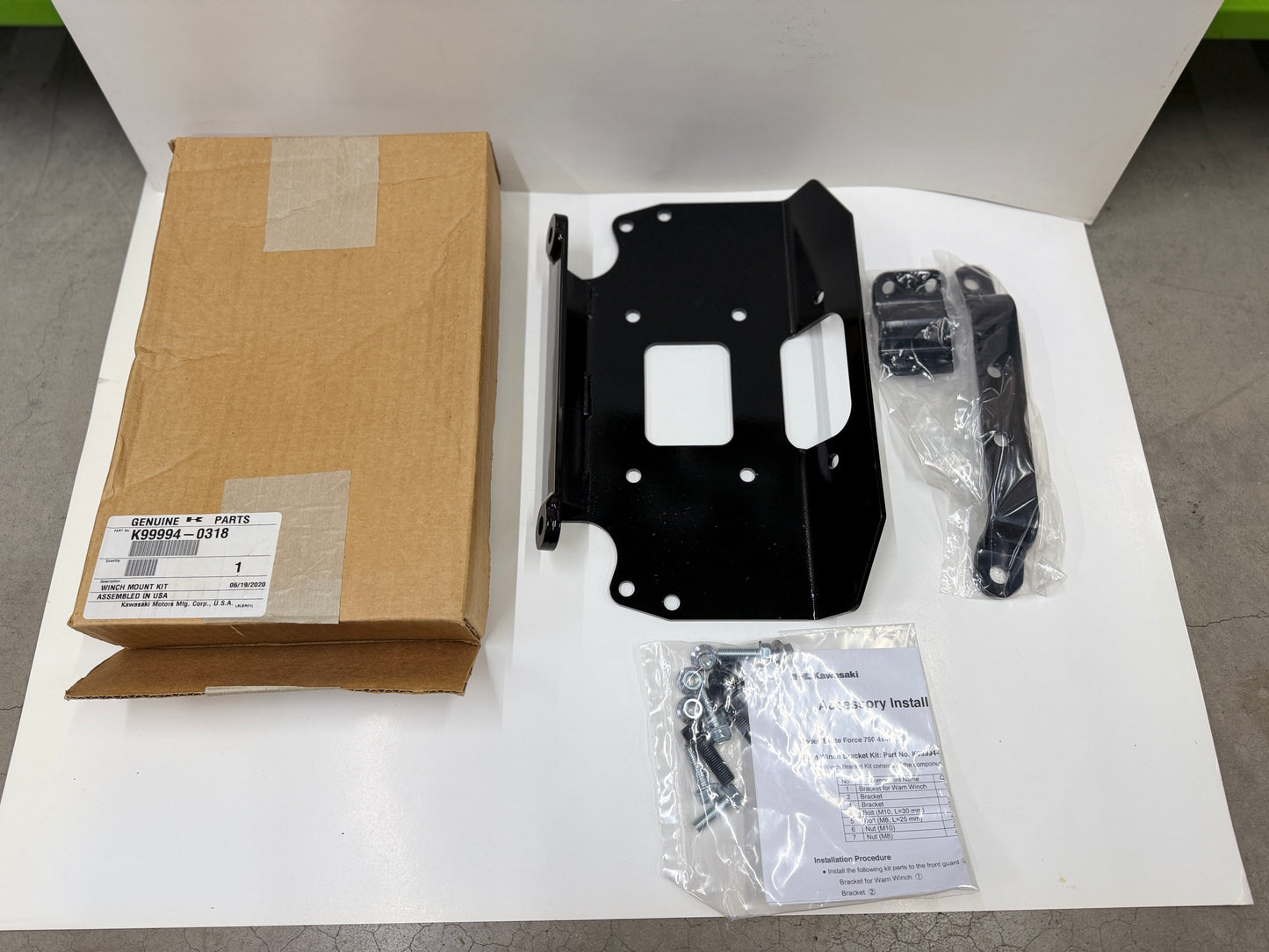 NOS K99994-0318 WINCH MOUNT (WARN) FITS KVF750 2013-2023