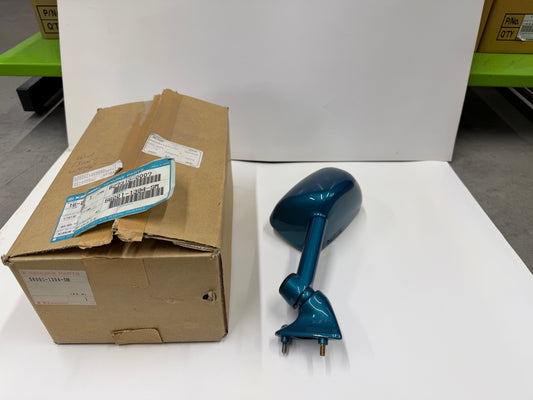 Kawasaki NOS NEW 56001-1394-SM Teal Green Left Mirror ZX ZX600 Ninja ZX-6