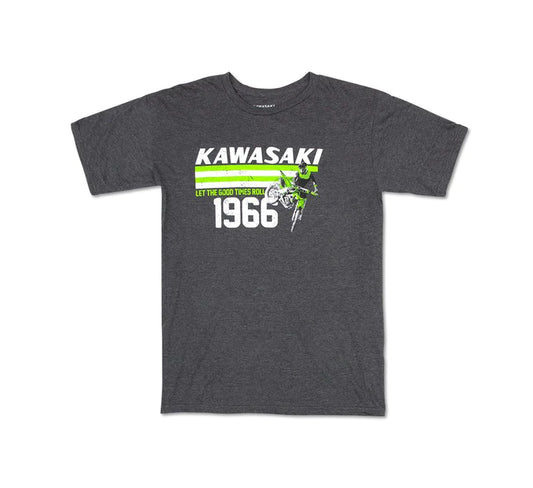 Kawasaki 1966 Heritage Let The Good Times Roll T-Shirt