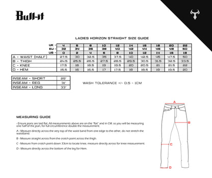 BULL-IT Ladies Tactical Horizon Blue Jeans