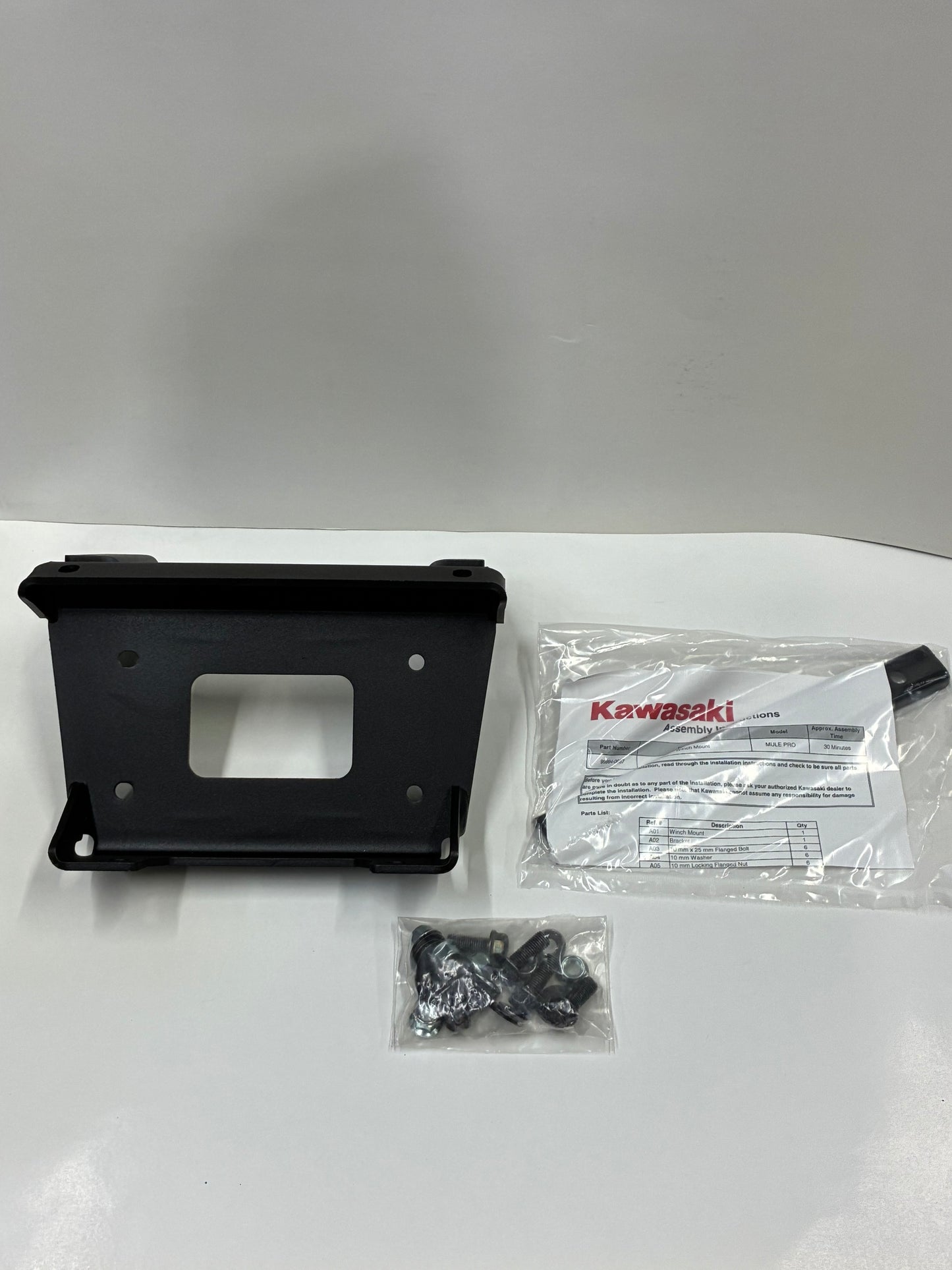 NOS K99994-0687 WINCH MOUNT (WARN) FITS MULE PRO DX, DXT, FX, FXR, FXT 2015-2026
