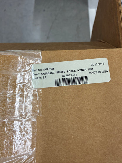 KVF010 WINCH MOUNT FITS BRUTE FORCE 650 INDEPENDENT, BRUTE FORCE 750 2005-2012