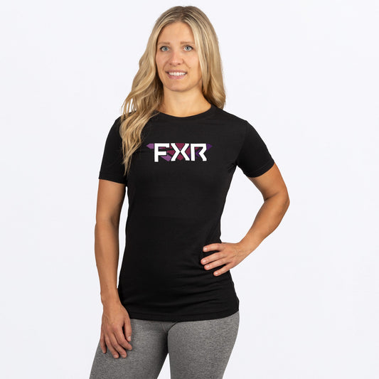 एफएक्सआर महिलाओं की स्प्लिट प्रीमियम टी-शर्ट