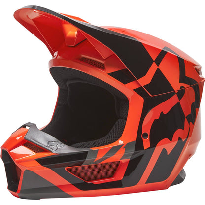 Racing V1 Lux Helmet Flo Orange - Ottawa Goodtime Centre 