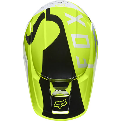 Fox Racing V1 Skew Helmet Hi-Viz Yellow - Ottawa Goodtime Centre 
